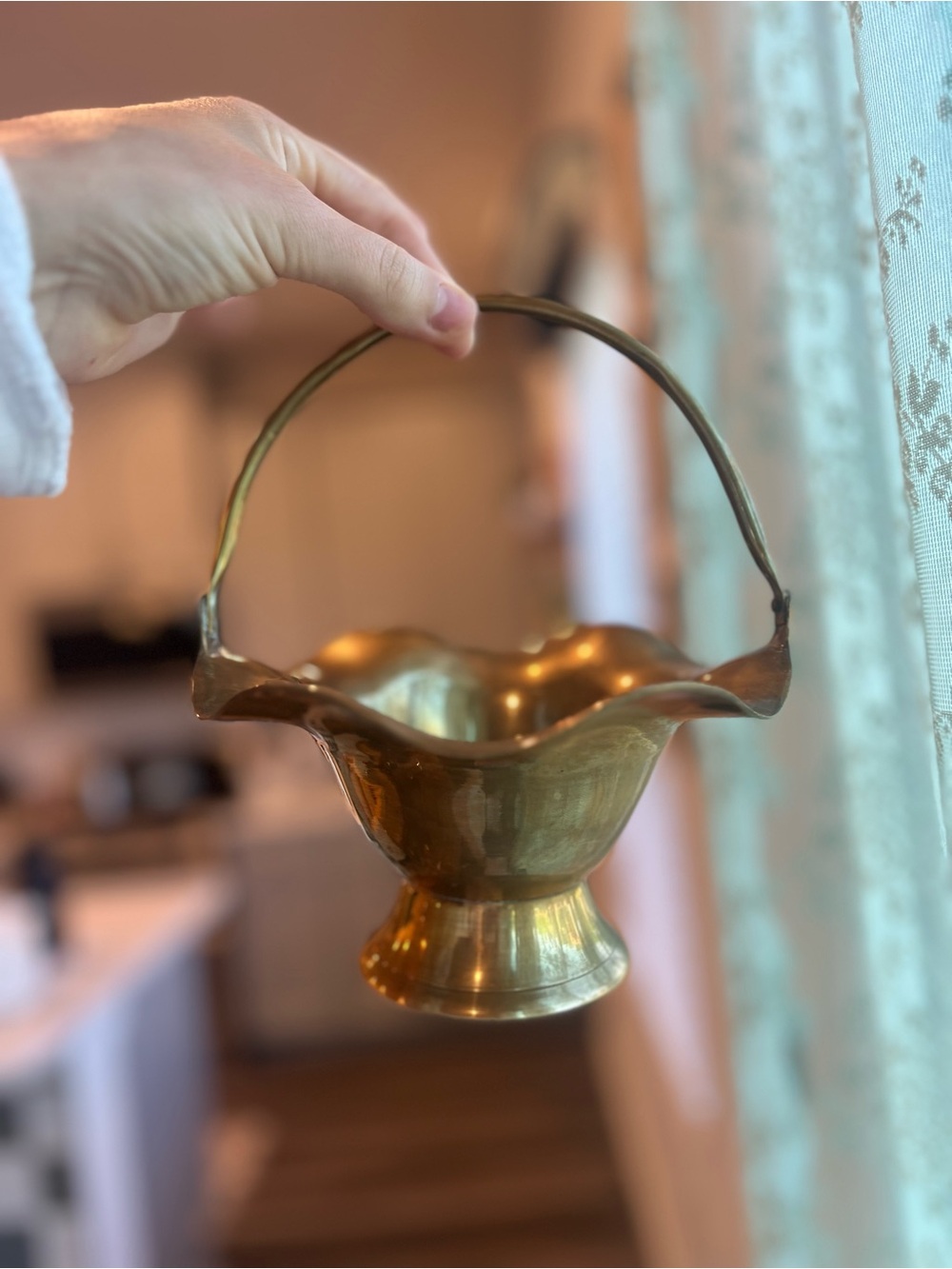 Brass Decorative Bowl - Warm Gold Finish